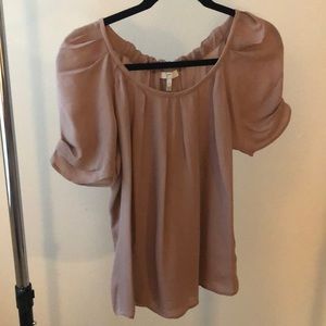 Joie Silk Shirt Sleeve Blouse